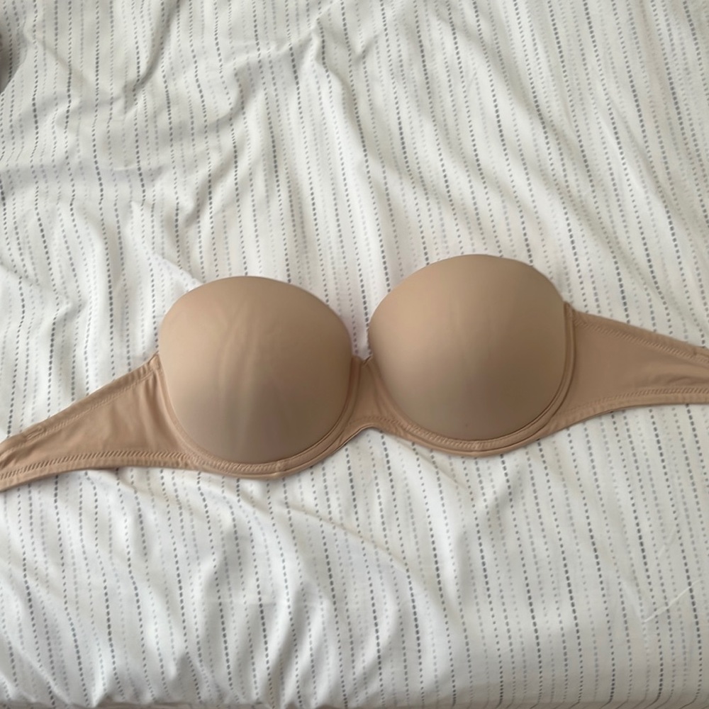 Strapless VS Pink Bra